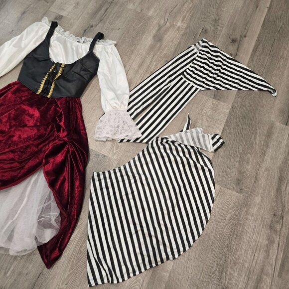 Women's InCharacter Pirate Costume Gasparilla Cosplay Disney Cruise Halloween - Picture 10 of 16